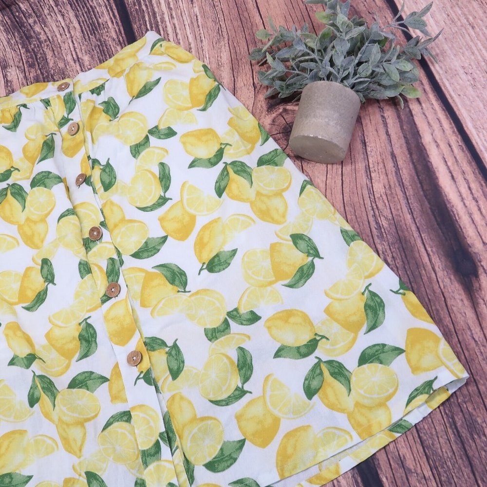 Bcbgeneration Lemons Print Button Down Skirt - Wo… - image 6